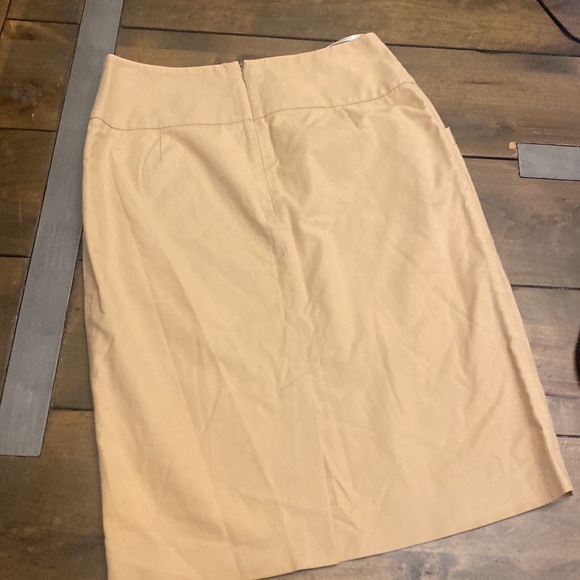 Lafayette 148 New York khaki midi pencil skirt size 2 - Picture 4 of 5